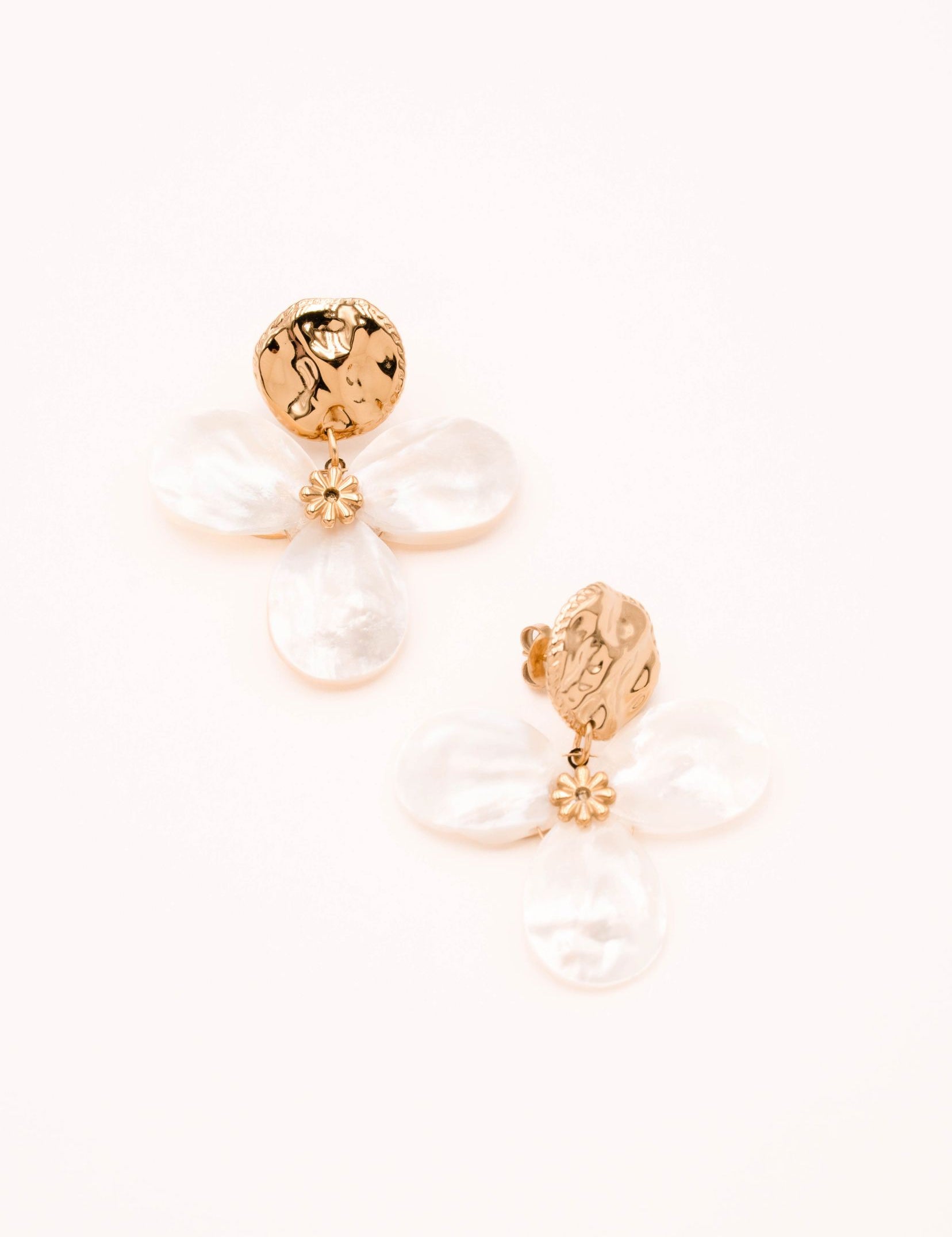 Boucles Bohm Paris - Onda Boucles D'oreilles pendantes Bohm Paris Perle résine 