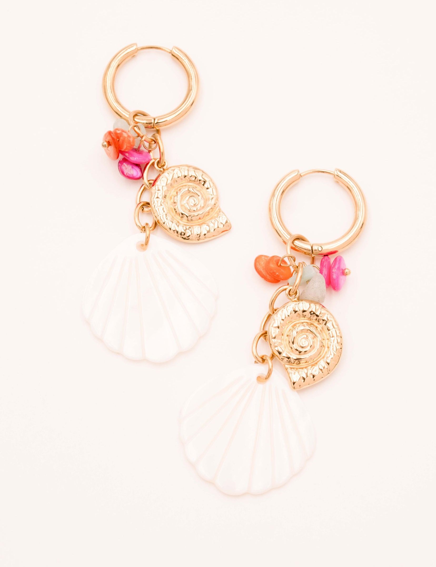 Boucles Bohm Paris - Oriana Boucles d'oreilles type créoles Bohm Paris Doré 