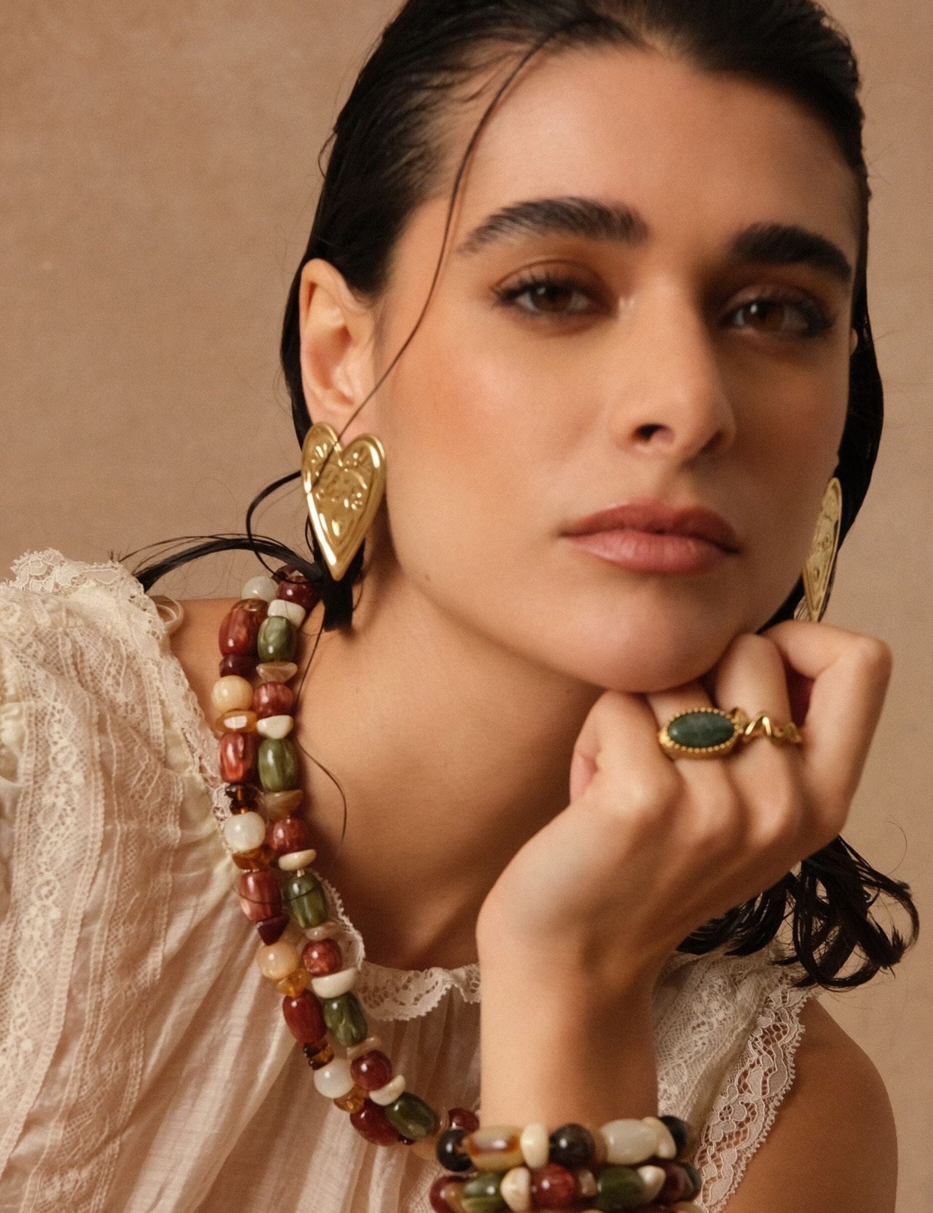 Boucles Bohm Paris - Orliane Boucles d'oreilles à puces Bohm Paris 