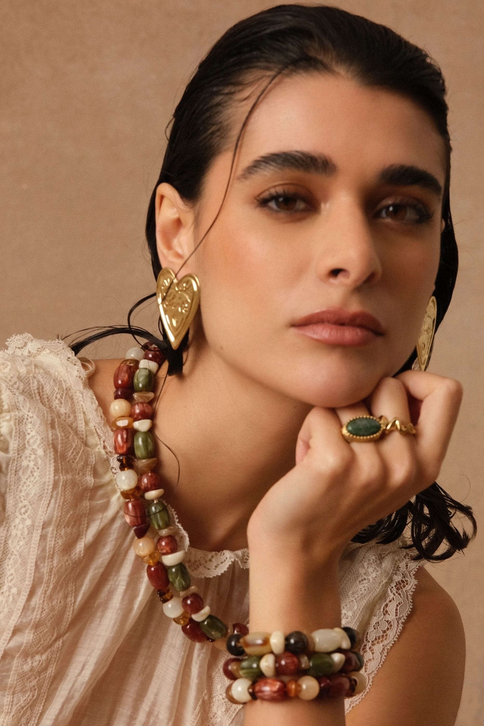 Boucles Bohm Paris - Orliane Boucles d'oreilles à puces Bohm Paris 