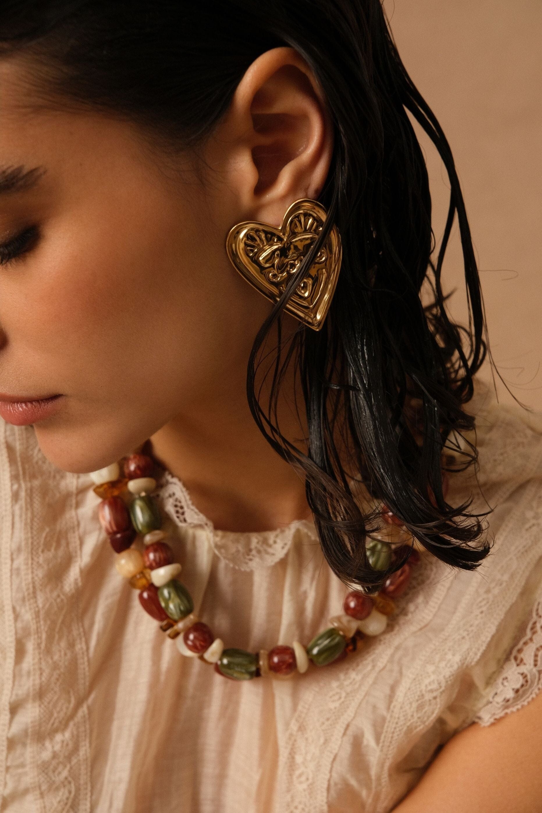 Boucles Bohm Paris - Orliane Boucles d'oreilles à puces Bohm Paris 