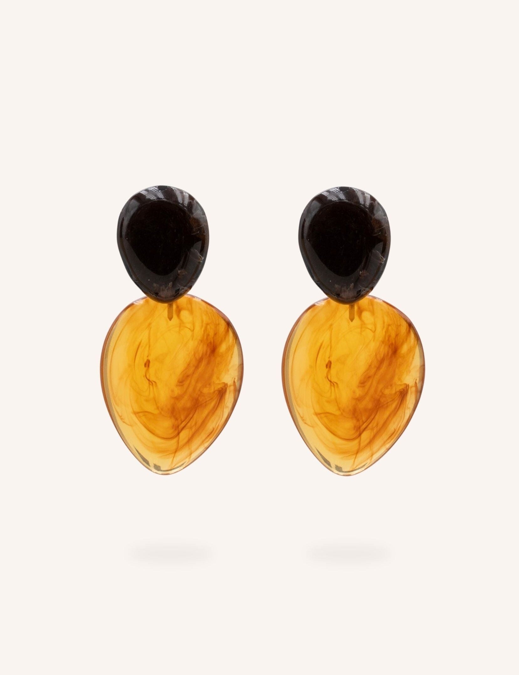 Boucles Bohm Paris - Orphéa Boucles d'oreilles pendantes Bohm Paris Ambre 
