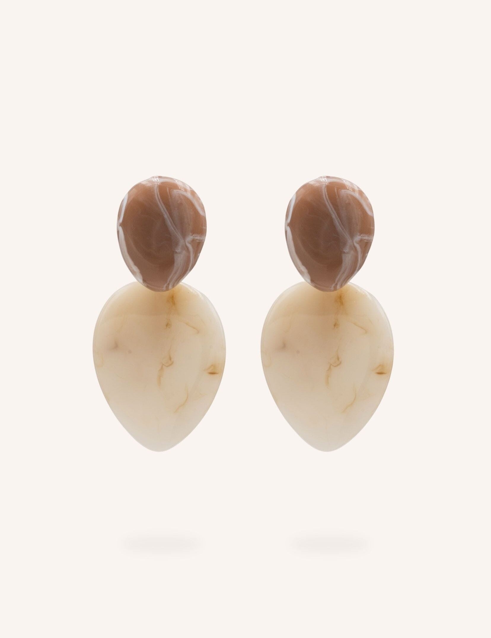 Boucles Bohm Paris - Orphéa Boucles d'oreilles pendantes Bohm Paris Beige 