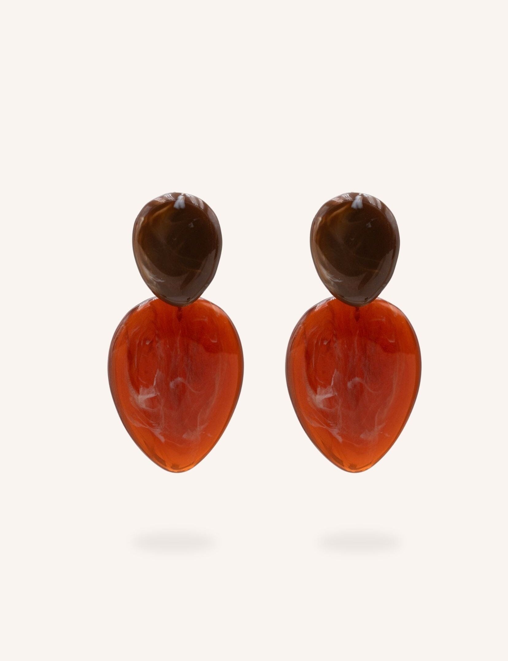 Boucles Bohm Paris - Orphéa Boucles d'oreilles pendantes Bohm Paris Rouge 
