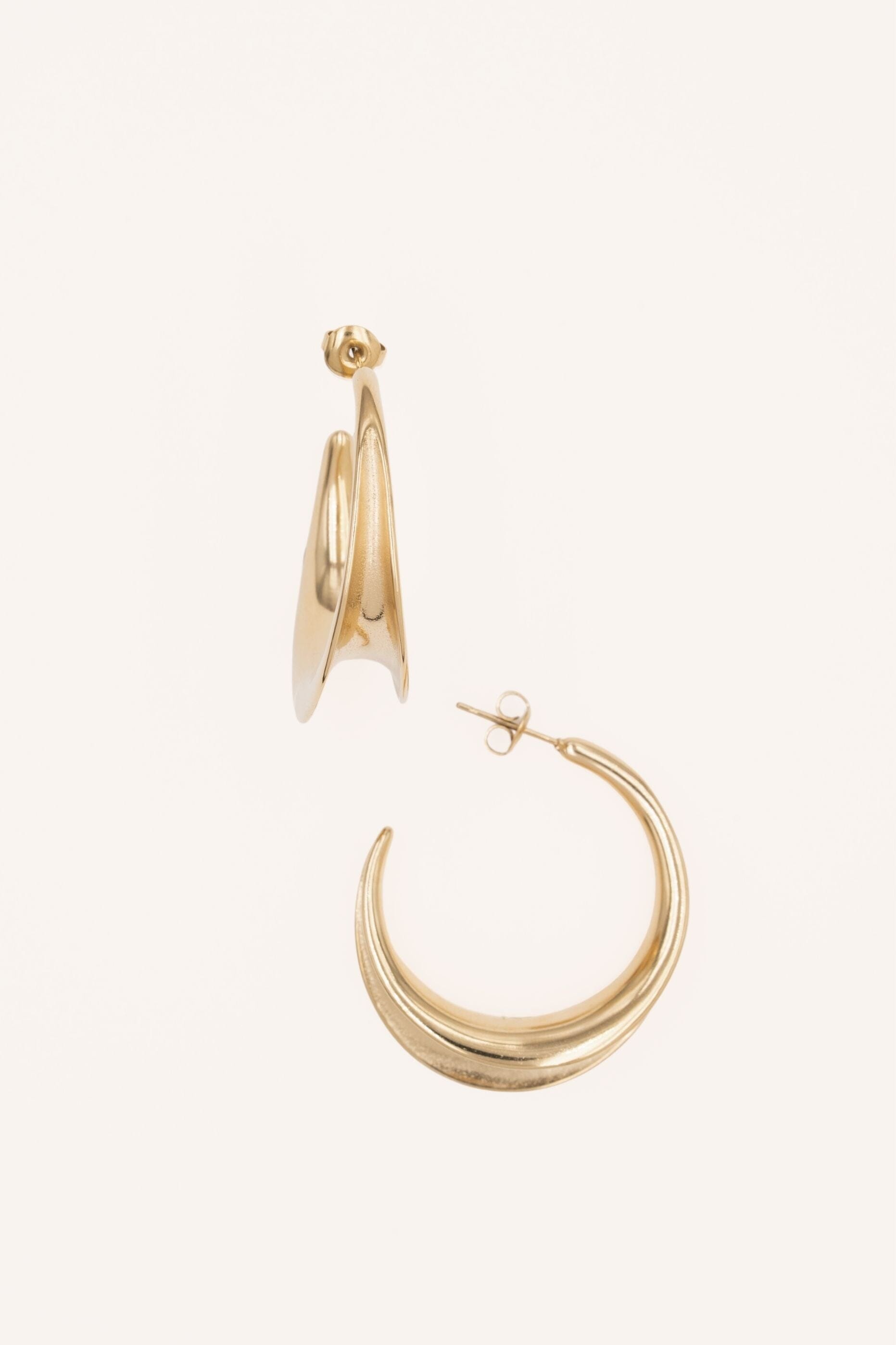 Boucles Bohm Paris - Orya Boucles d'oreilles type Créoles Bohm Paris Doré 