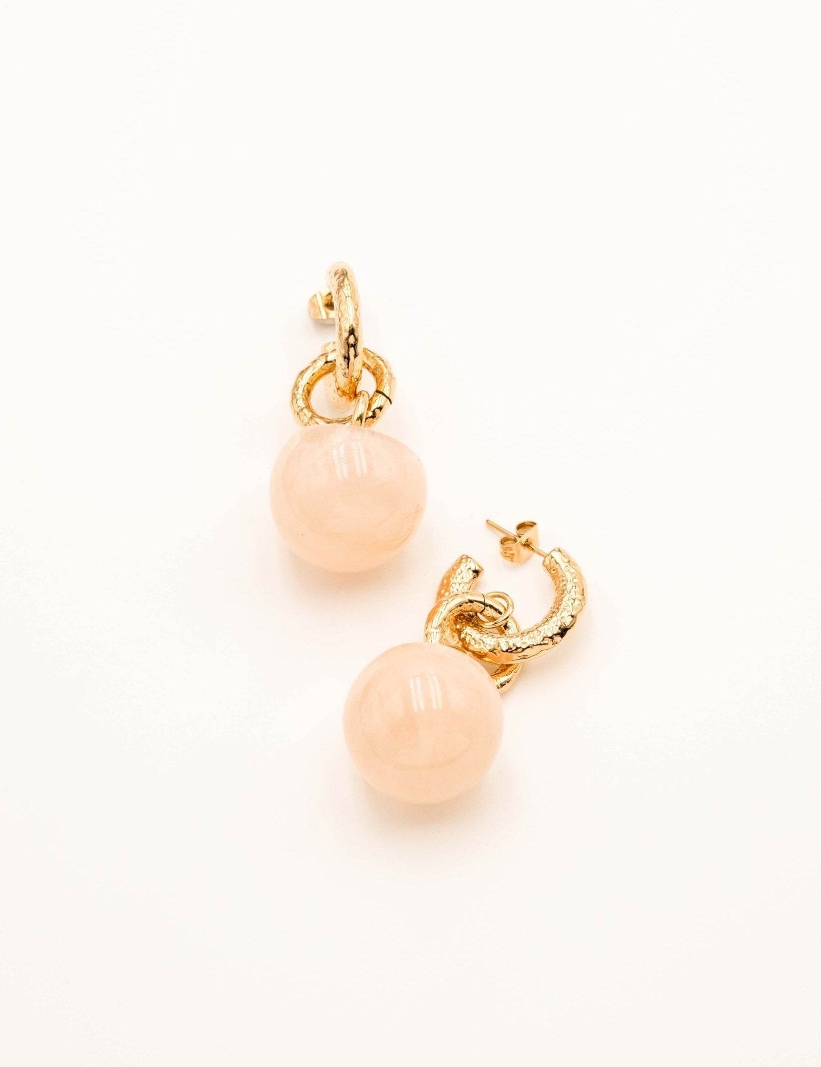 Boucles Bohm Paris - Perrine Boucles D'oreilles Bohm Paris Rose acétate 