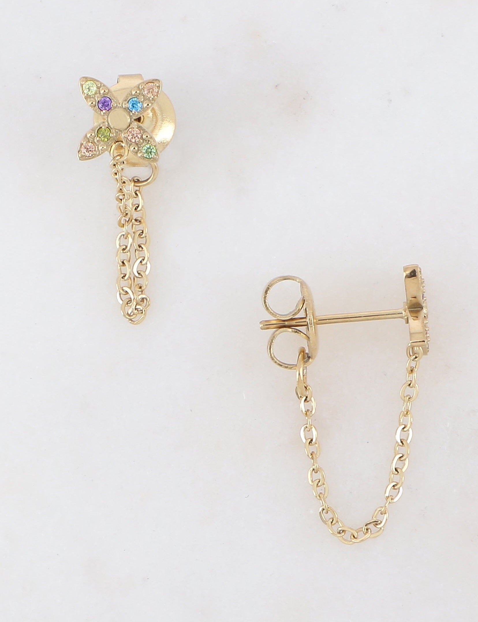 Boucles Bohm Paris - puces Florie Boucles D'oreilles Bohm Paris Multi 