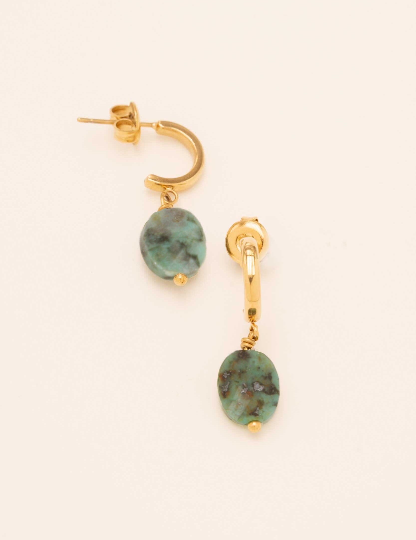 Boucles Bohm Paris - Rio Boucles D'oreilles Bohm Paris Turquoise africaine 
