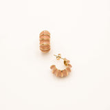 Boucles Bohm Paris - Romy Boucles D'oreilles Bohm Paris Camel résine 