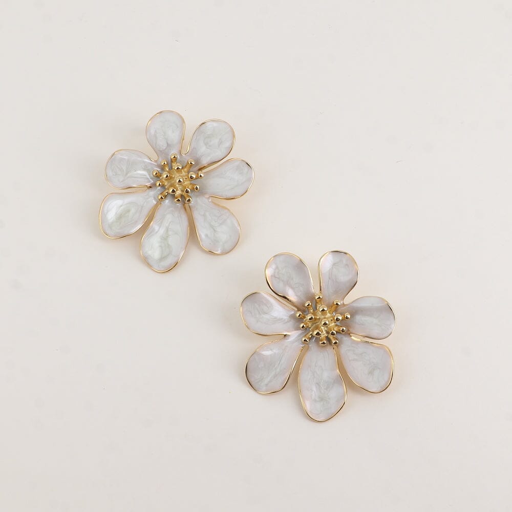 Boucles Bohm Paris - Rosera Boucles d'oreilles à puces Bohm Paris Beige 