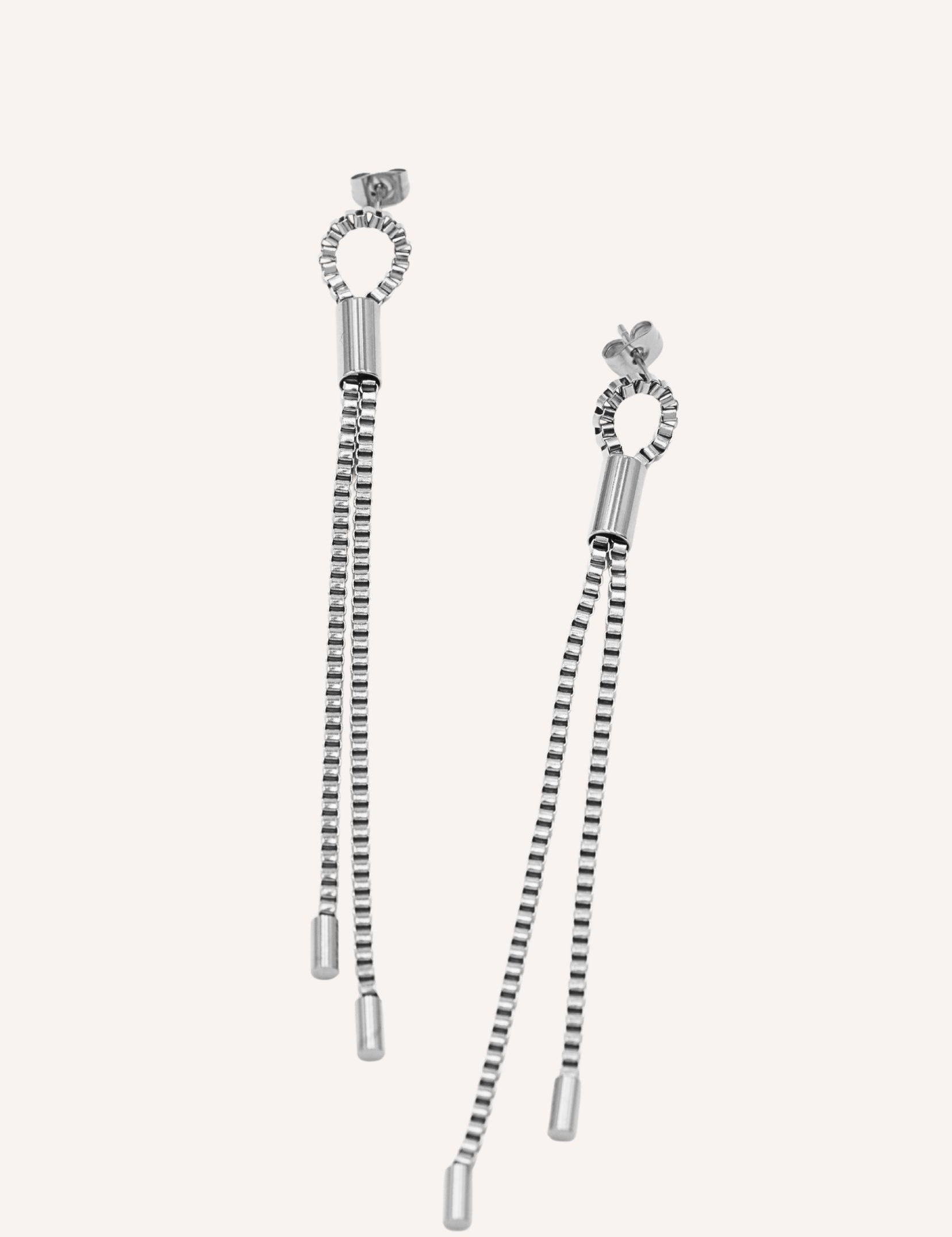 Boucles Bohm Paris - Rosie Boucles d'oreilles à puces Bohm Paris Argenté 