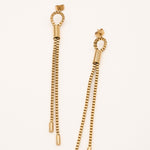 Boucles Bohm Paris - Rosie Boucles d'oreilles à puces Bohm Paris Doré 