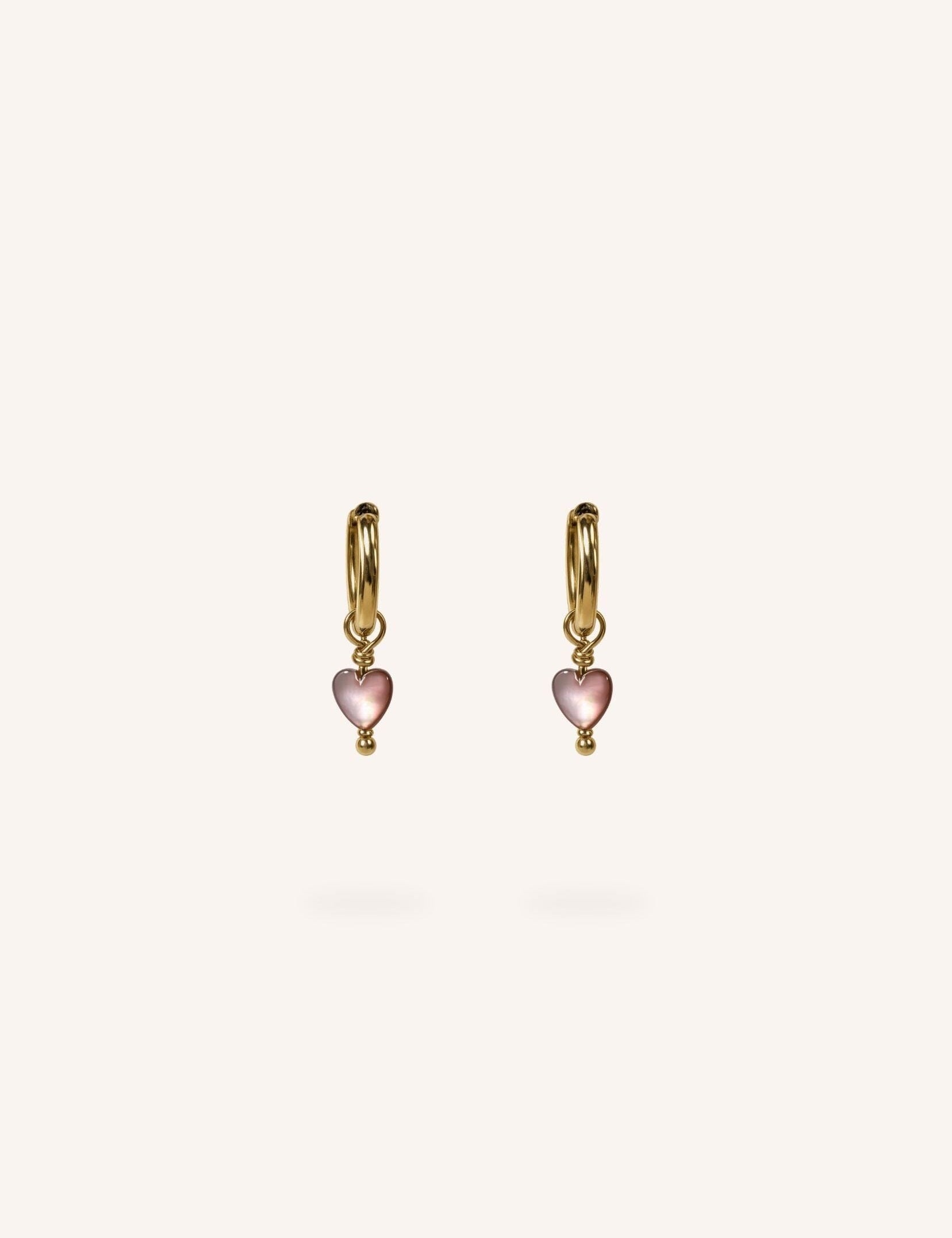 Boucles Bohm Paris - Rosya Boucles d'oreilles type Créoles Bohm Paris Rose 