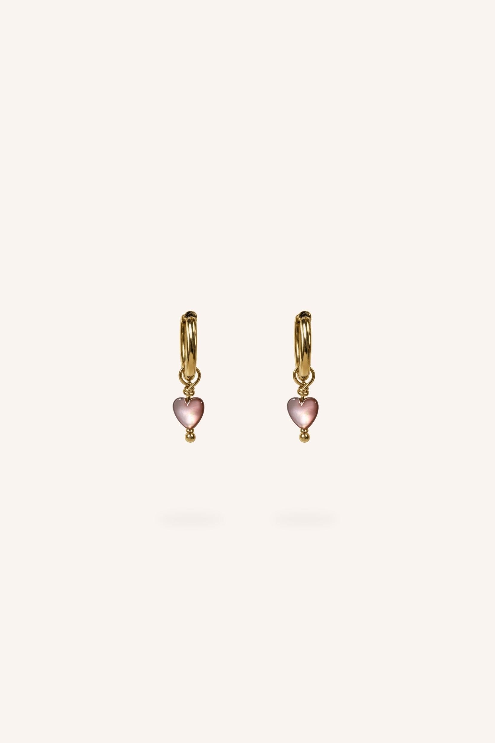 Boucles Bohm Paris - Rosya Boucles d'oreilles type Créoles Bohm Paris Rose 