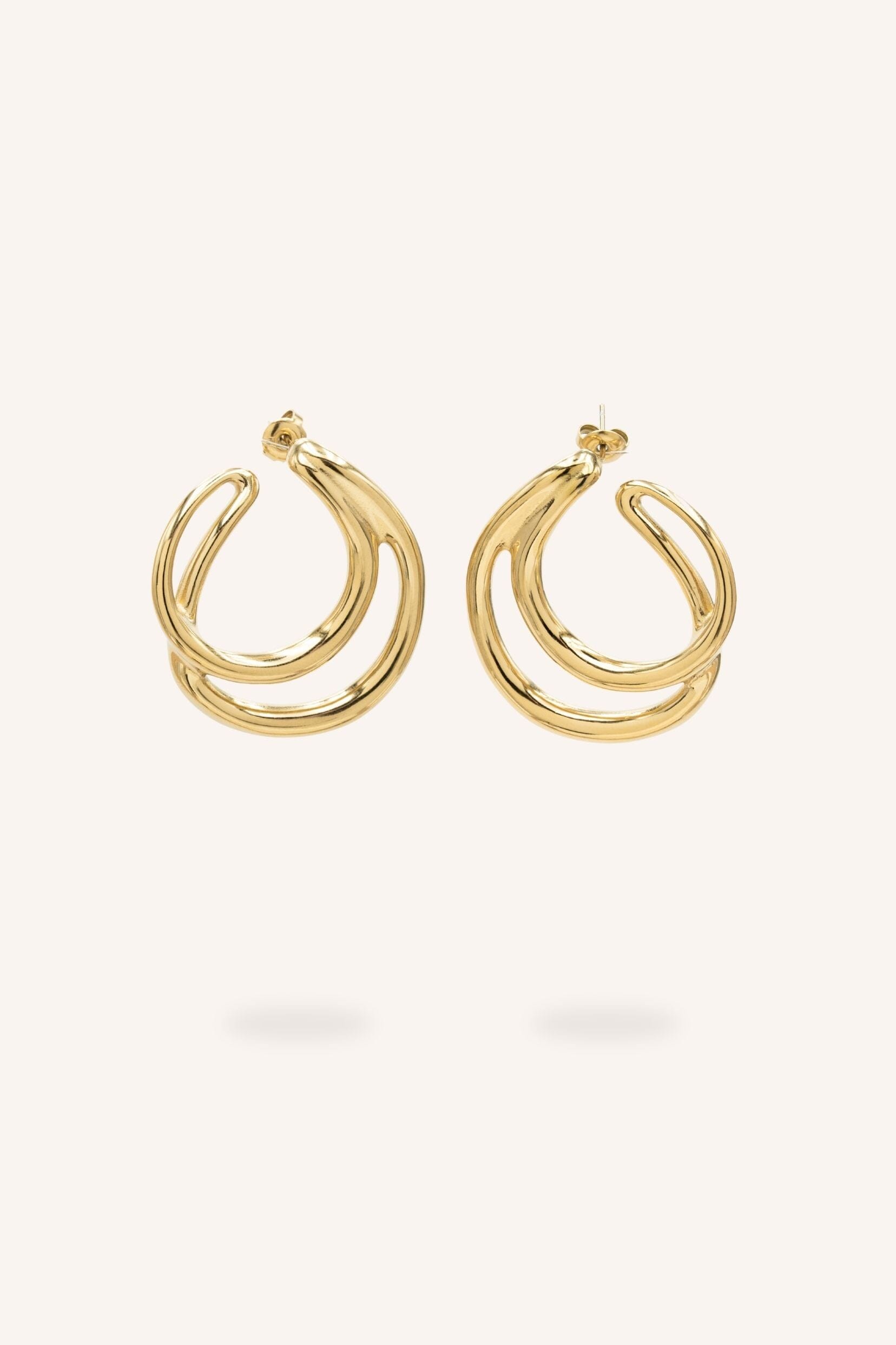 Boucles Bohm Paris - Sélane Boucles d'oreilles à puces Bohm Paris Doré 