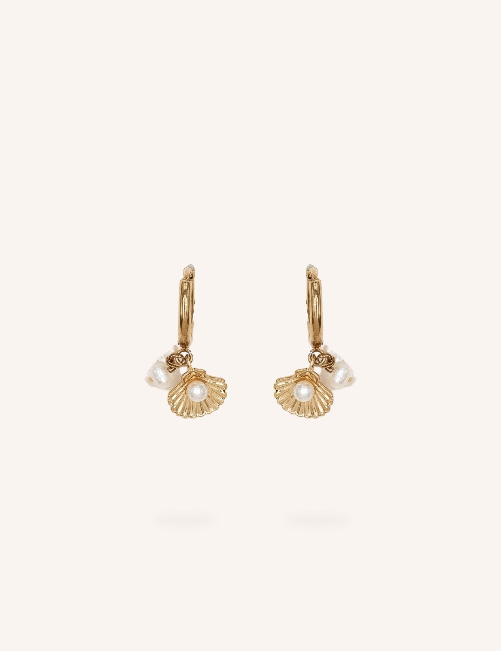 Boucles Bohm Paris - Selya Boucles d'oreilles type Créoles Bohm Paris Perle d'eau douce 