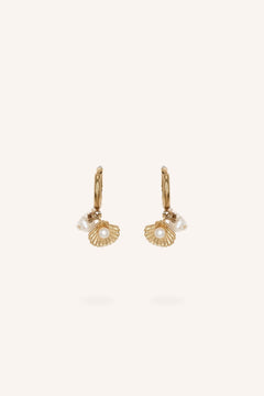Boucles Bohm Paris - Selya Boucles d'oreilles type Créoles Bohm Paris Perle d'eau douce 