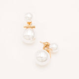 Boucles Bohm Paris - Sinéad Boucles D'oreilles Bohm Paris Perle résine blanche 