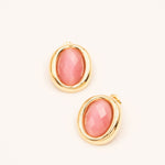 Boucles Bohm Paris - Siris Boucles d'oreilles à Puces Bohm Paris Quartz rose 