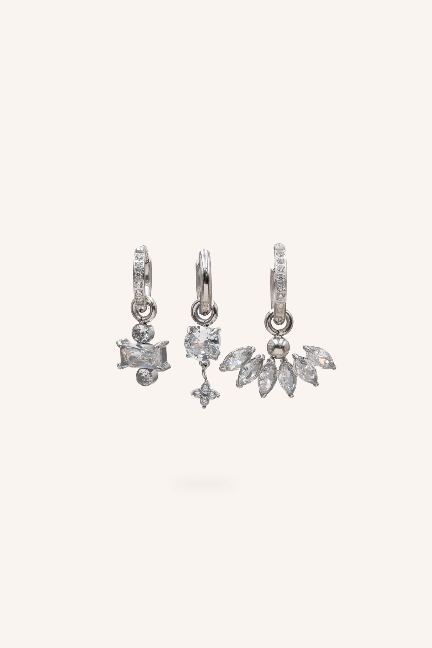 Boucles Bohm Paris - Solenya Boucles d'oreilles type Créoles Bohm Paris Blanc 