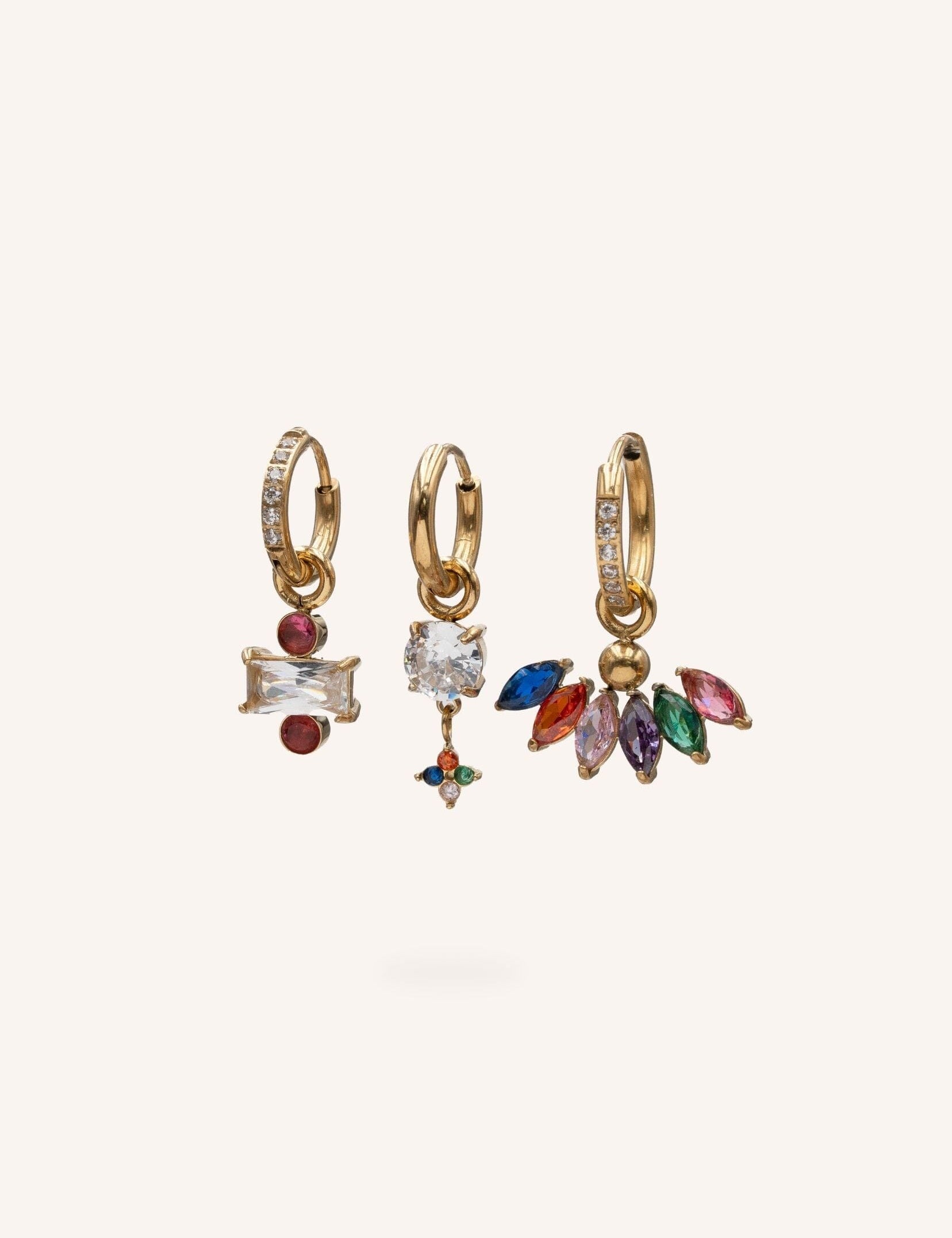 Boucles Bohm Paris - Solenya Boucles d'oreilles type Créoles Bohm Paris Multi 