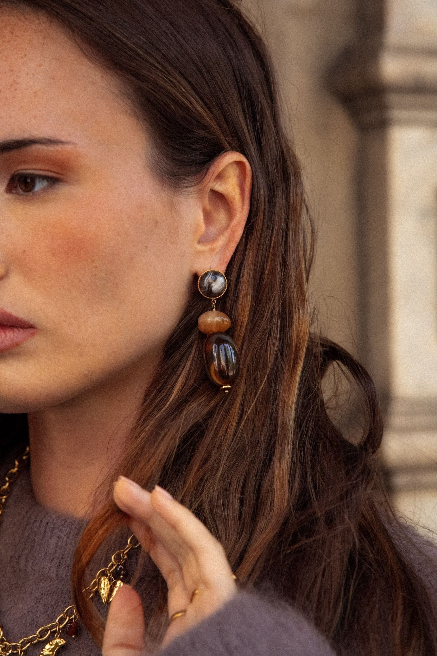 Boucles Bohm Paris - Solévia Boucles d'oreilles pendantes Bohm Paris 