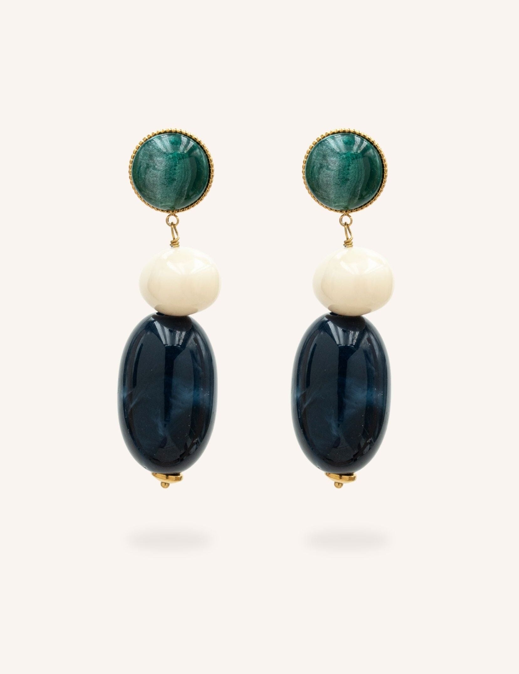 Boucles Bohm Paris - Solévia Boucles d'oreilles pendantes Bohm Paris Bleu 