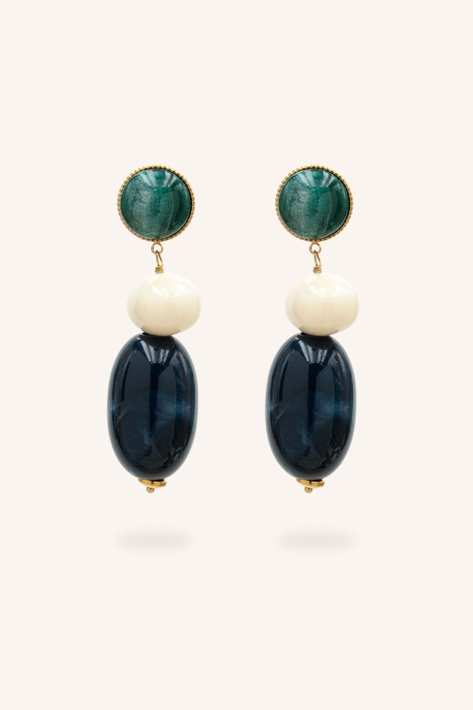 Boucles Bohm Paris - Solévia Boucles d'oreilles pendantes Bohm Paris Bleu 
