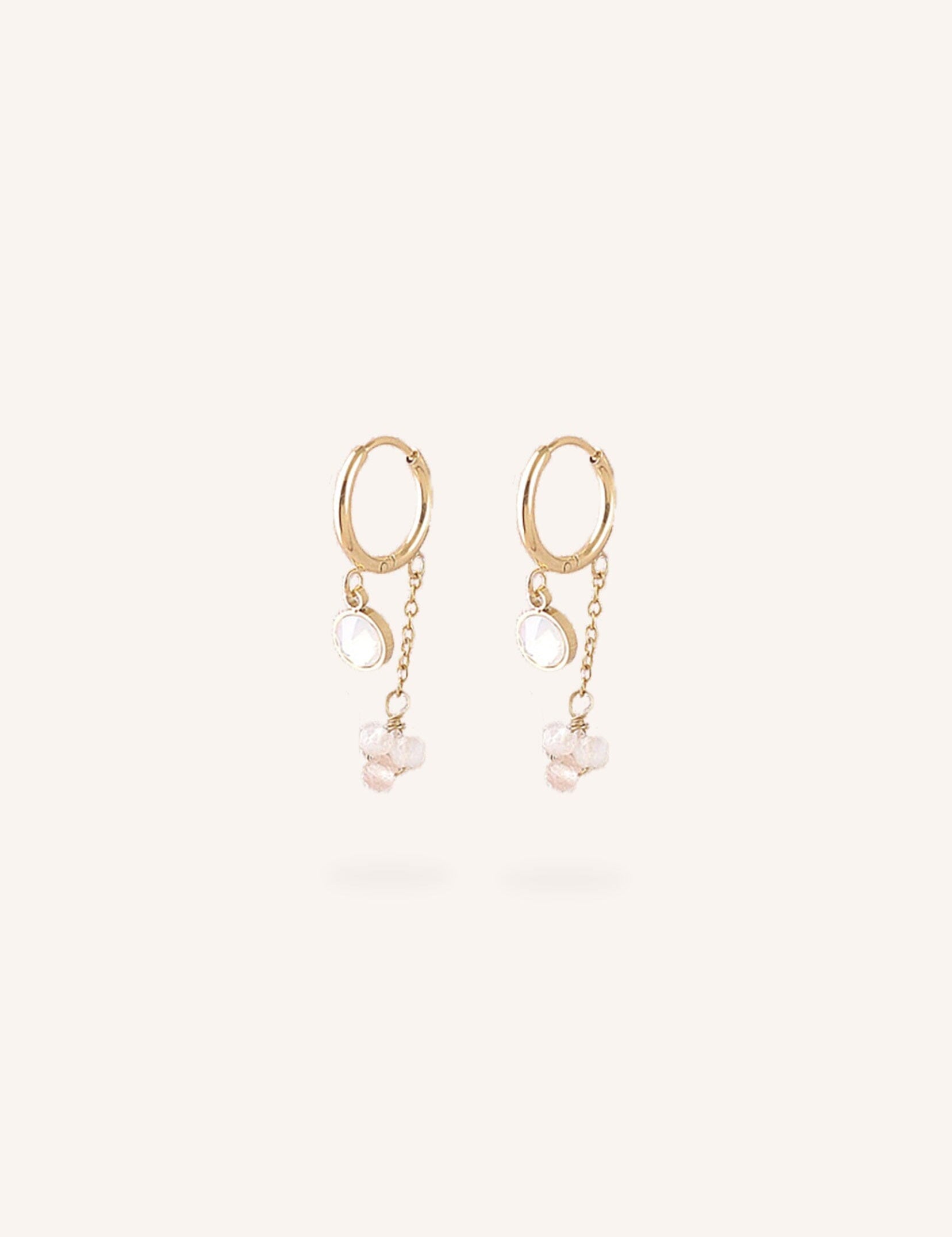 Boucles Bohm Paris - Soly Boucles d'oreilles Bohm Paris Agate beige 