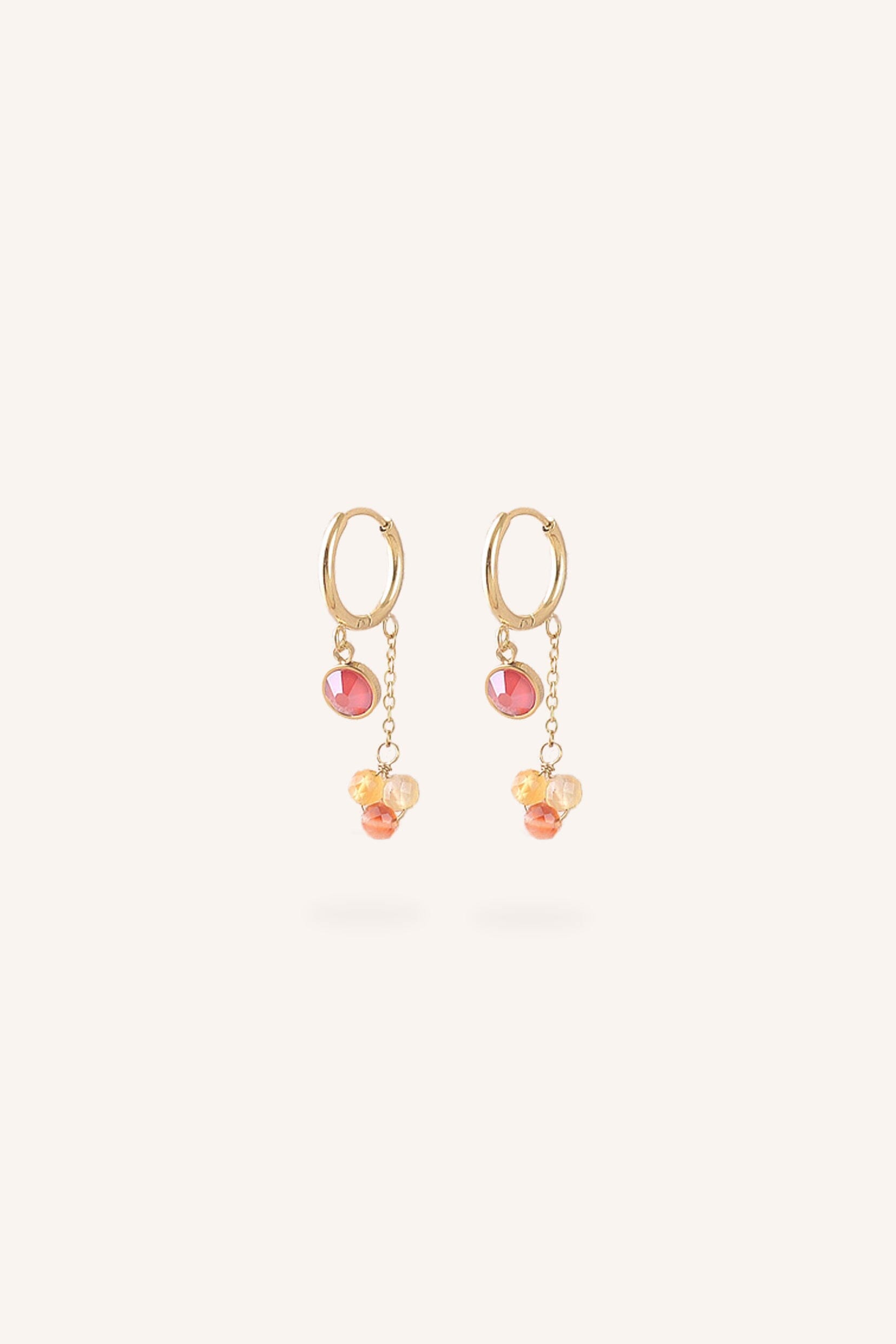 Boucles Bohm Paris - Soly Boucles d'oreilles Bohm Paris Cornaline 