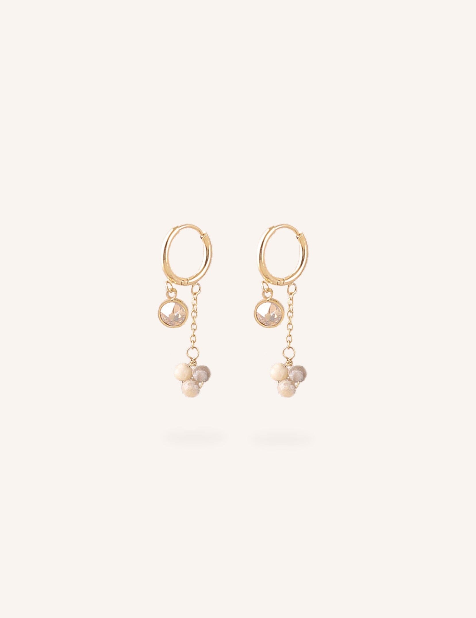 Boucles Bohm Paris - Soly Boucles d'oreilles Bohm Paris Jaspe paysage 