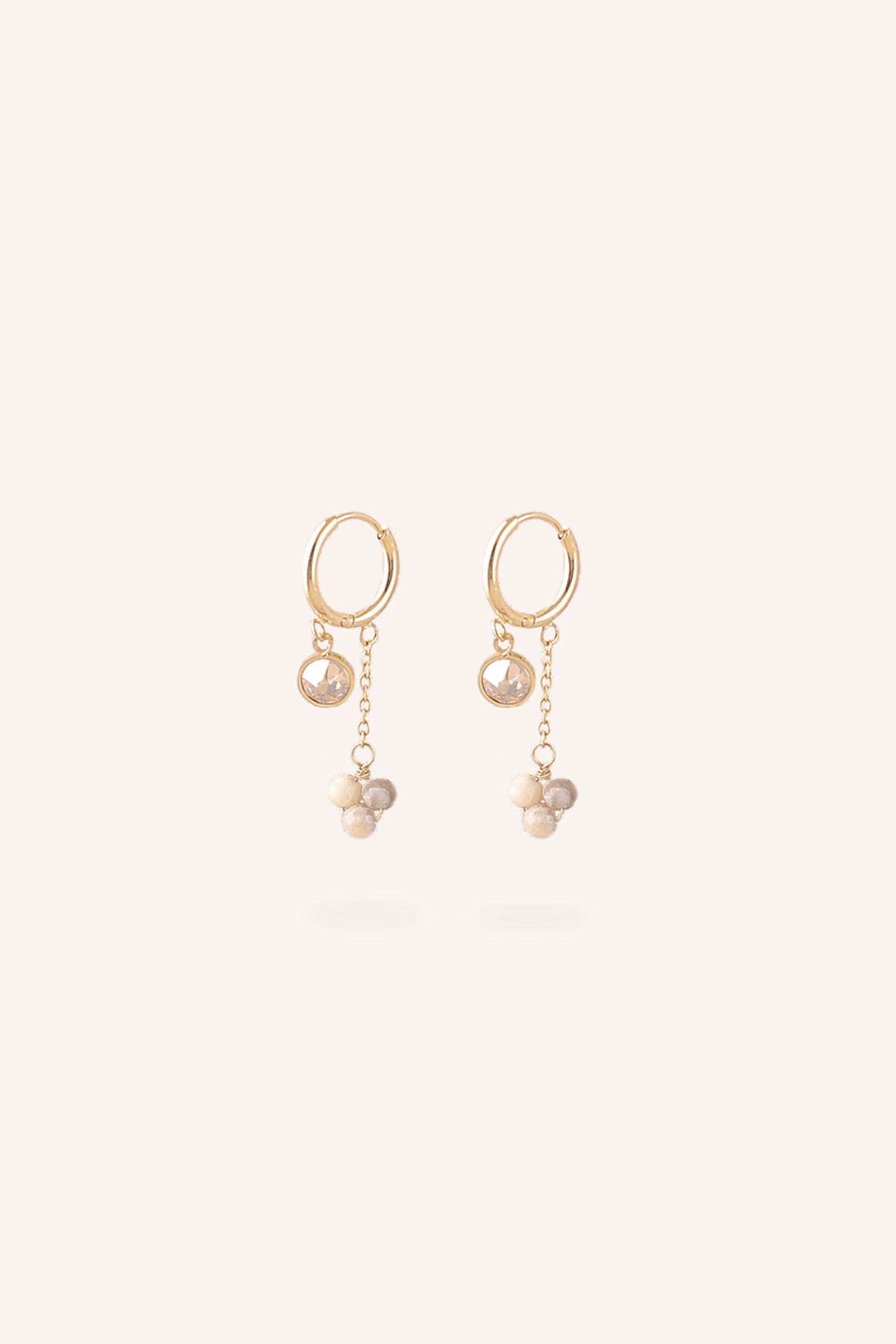 Boucles Bohm Paris - Soly Boucles d'oreilles Bohm Paris Jaspe paysage 