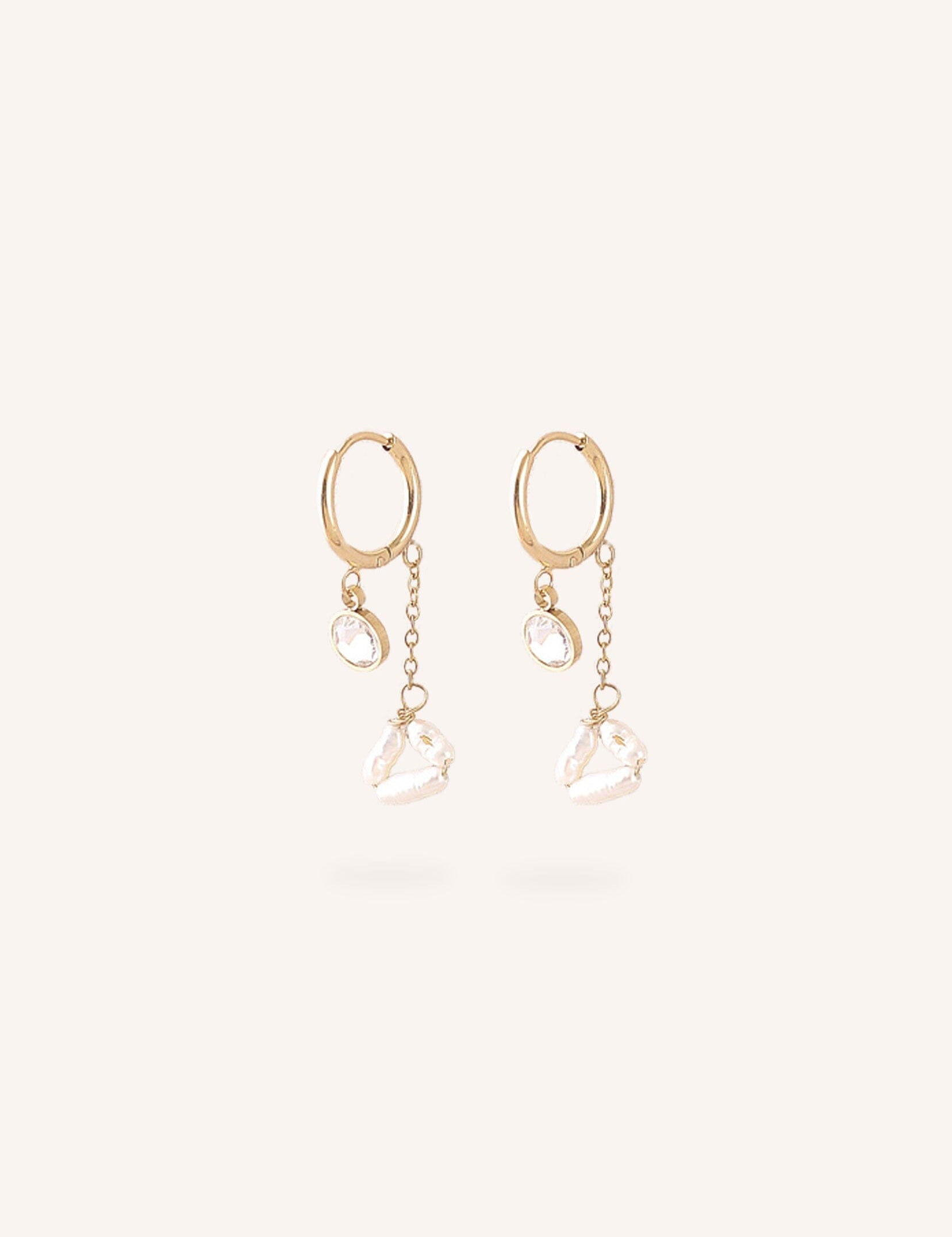 Boucles Bohm Paris - Soly Boucles d'oreilles Bohm Paris Perle d'eau douce 