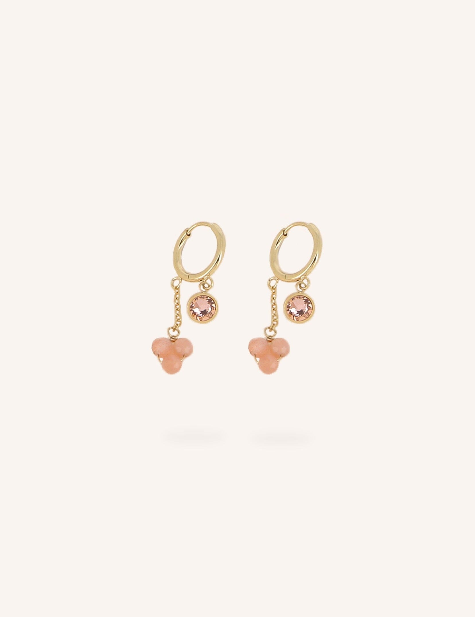 Boucles Bohm Paris - Soly Boucles d'oreilles Bohm Paris Pierre de soleil 