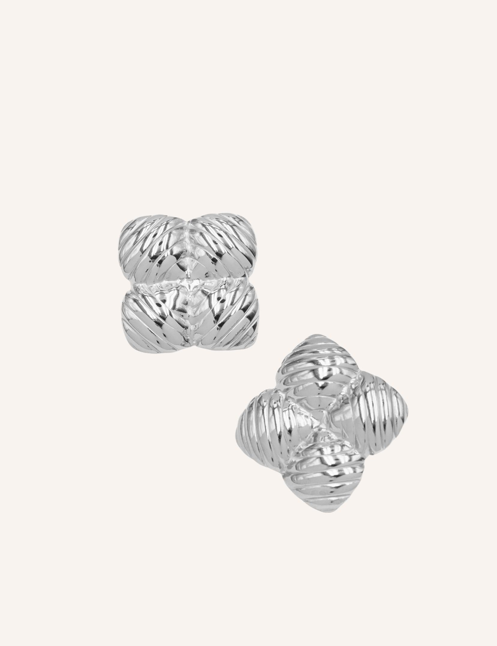 Boucles Bohm Paris - Sylve Boucles d'oreilles à puces Bohm Paris Argenté 