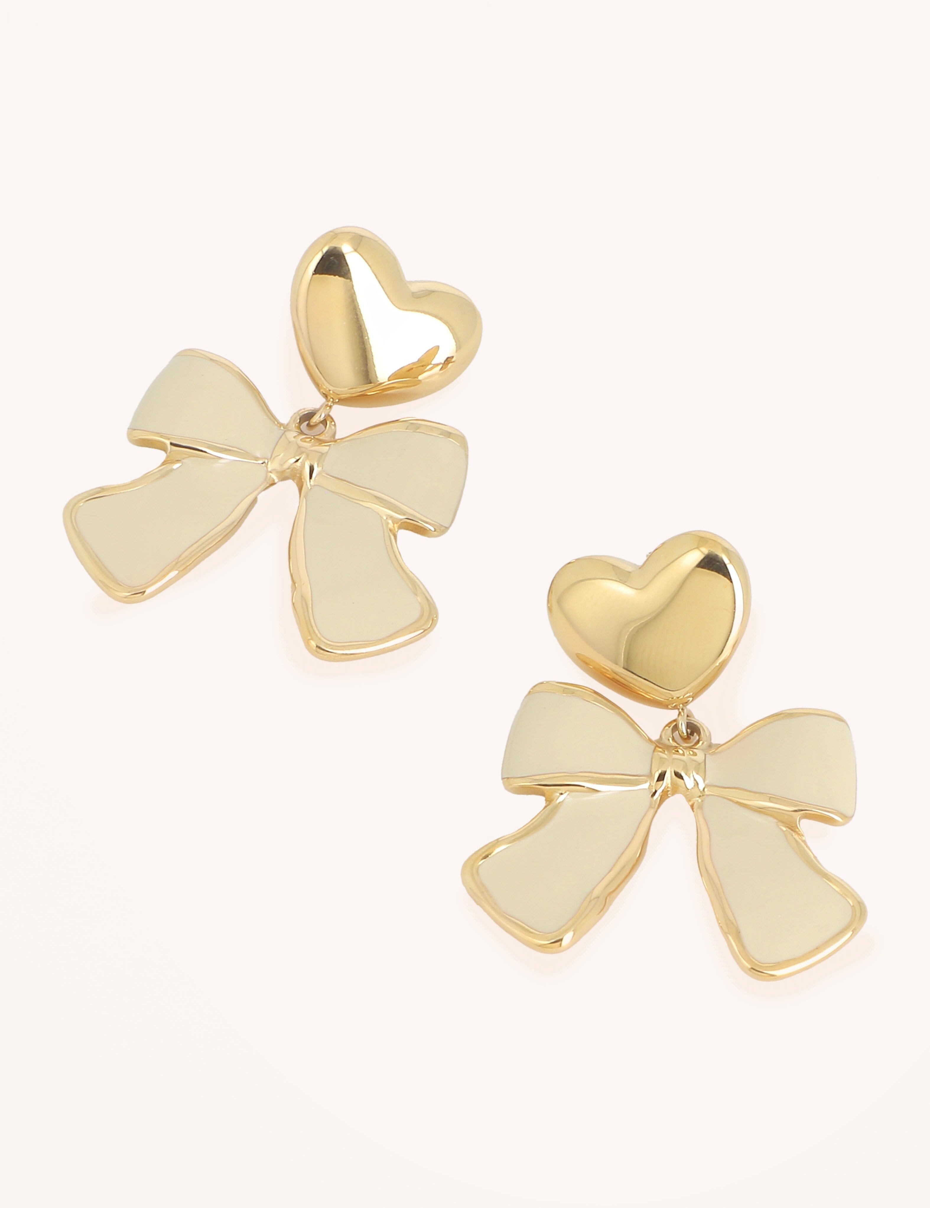 Boucles Bohm Paris - Thalia Boucles D'oreilles Bohm Paris Beige émail 