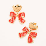 Boucles Bohm Paris - Thalia Boucles D'oreilles Bohm Paris Rouge émail 