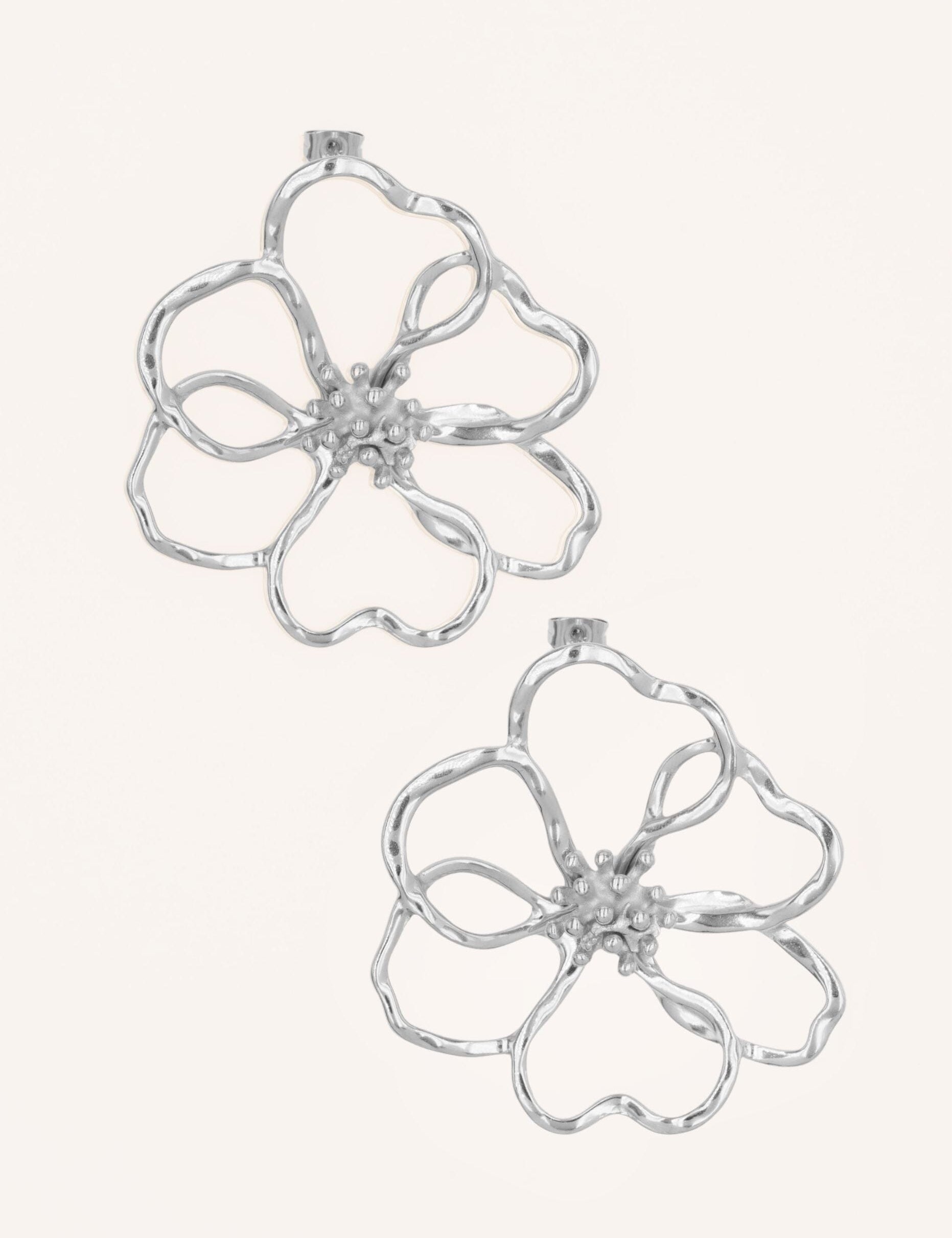 Boucles Bohm Paris - Vaelys Boucles d'oreilles à puces Bohm Paris Argenté 