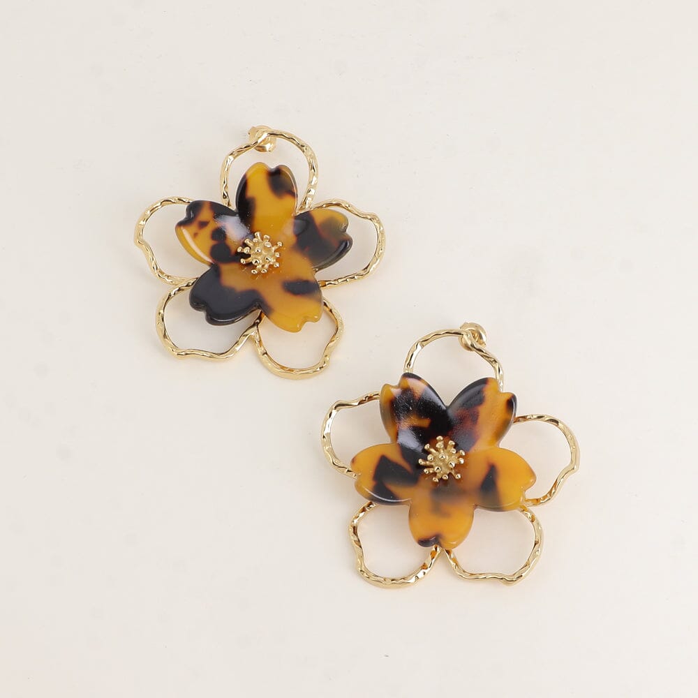 Boucles Bohm Paris - Velia Boucles d'oreilles à puces Bohm Paris Leopard 