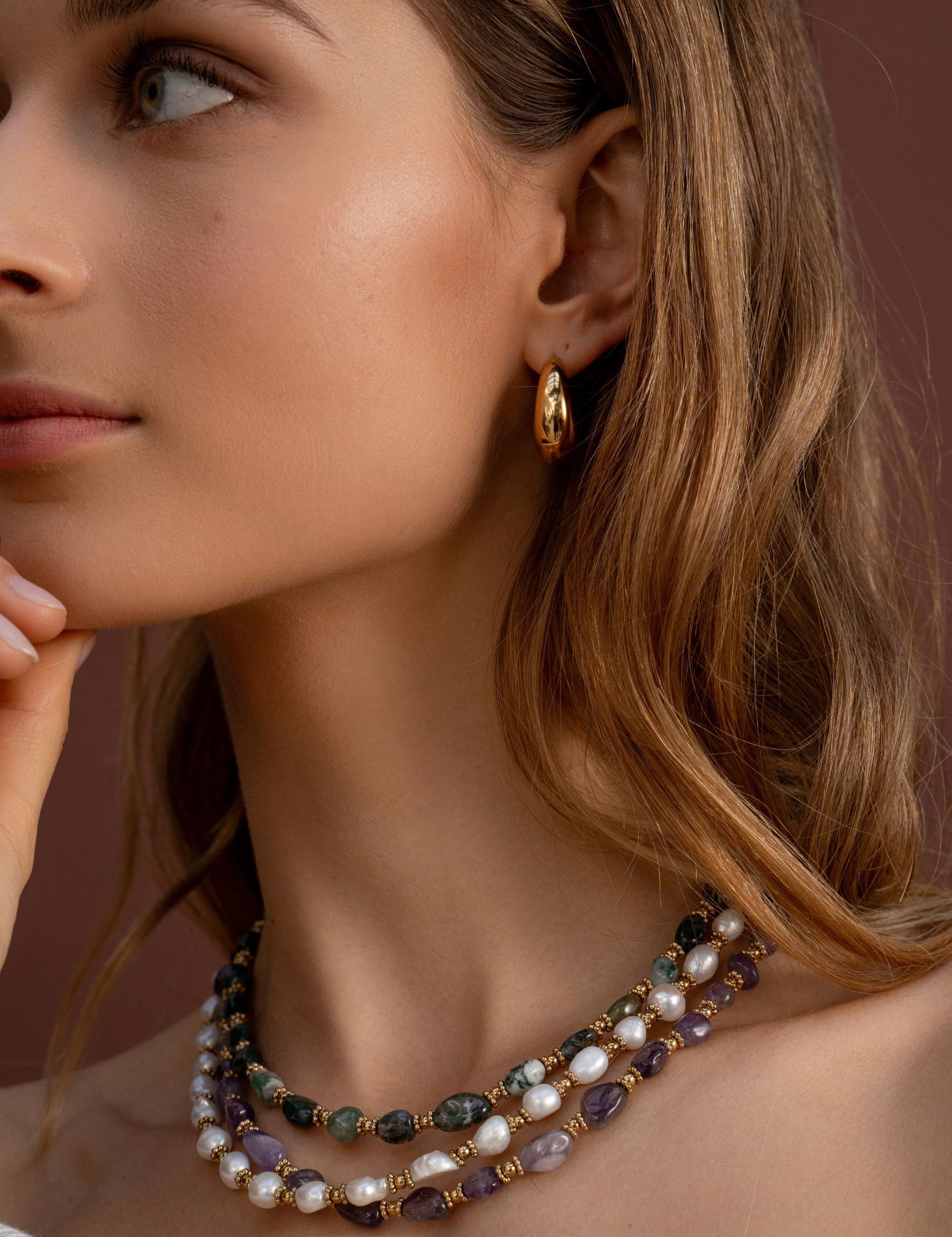 Boucles Bohm Paris - Violette Boucles d'oreilles type créoles Bohm Paris 