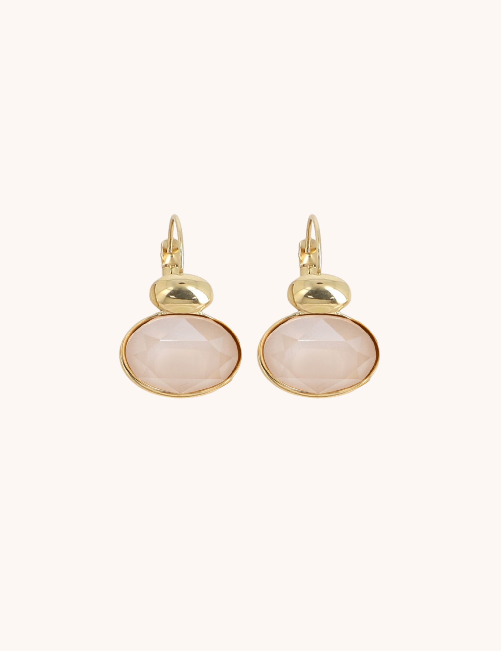 Boucles Bohm Paris - Vivine Boucles D'oreilles pendantes Bohm Paris Beige rosé 