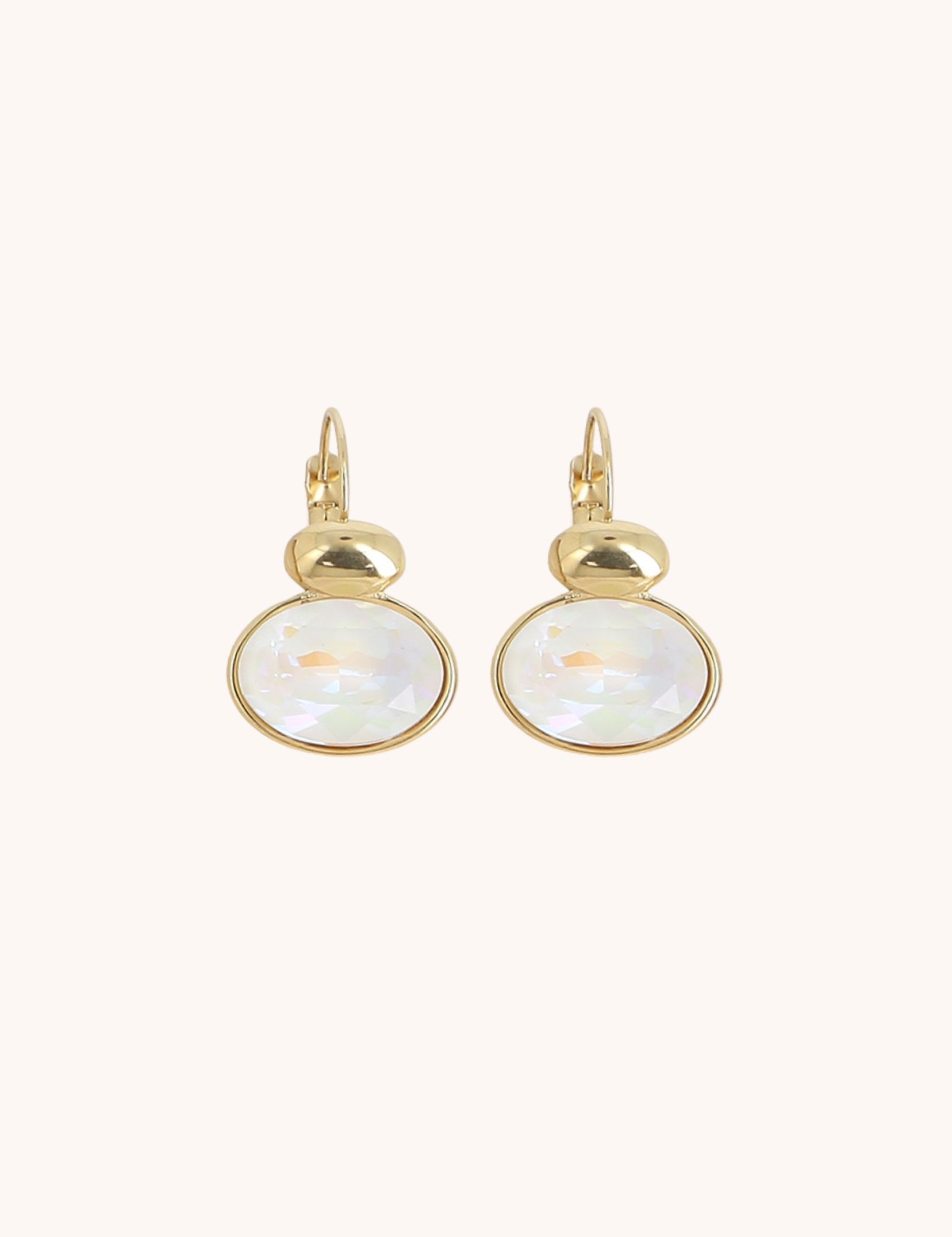 Boucles Bohm Paris - Vivine Boucles D'oreilles pendantes Bohm Paris Blanc irisé 