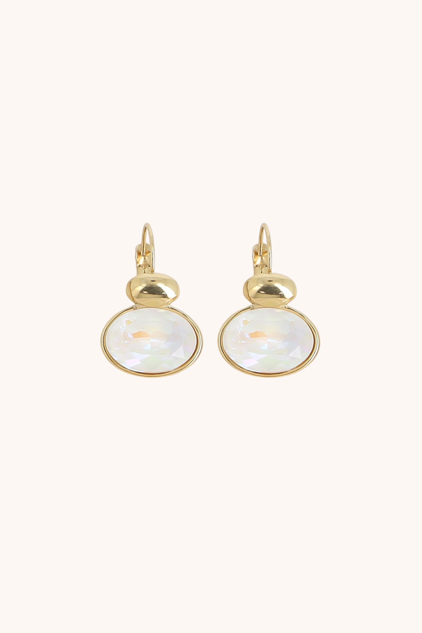 Boucles Bohm Paris - Vivine Boucles D'oreilles pendantes Bohm Paris Blanc irisé 