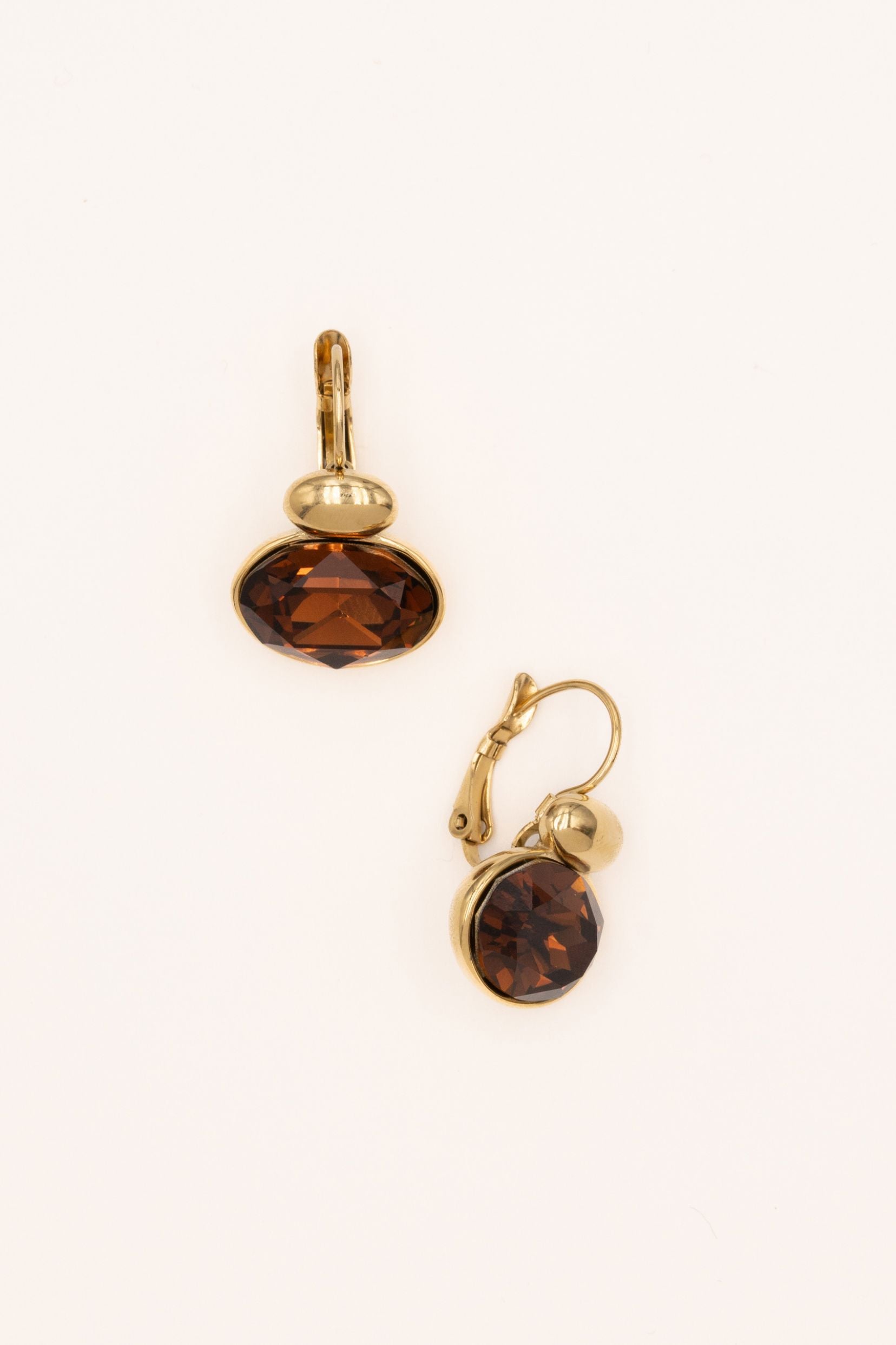 Boucles Bohm Paris - Vivine Boucles D'oreilles pendantes Bohm Paris Marron foncé 