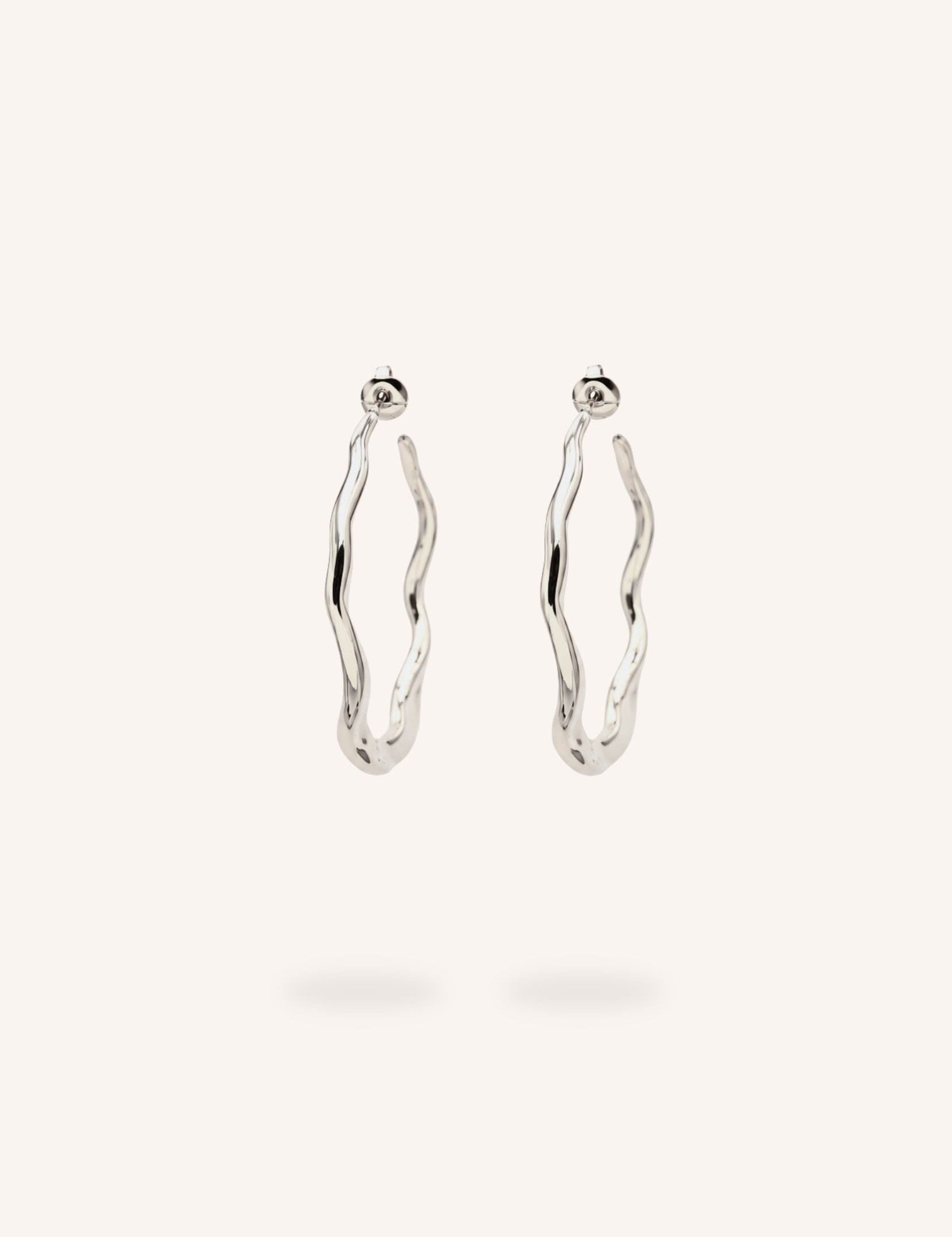 Boucles Bohm Paris - Voléa Boucles d'oreilles type Créoles Bohm Paris Argenté 