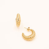 Boucles Bohm Paris - Ysaline Boucles d'oreilles type créoles Bohm Paris Doré 