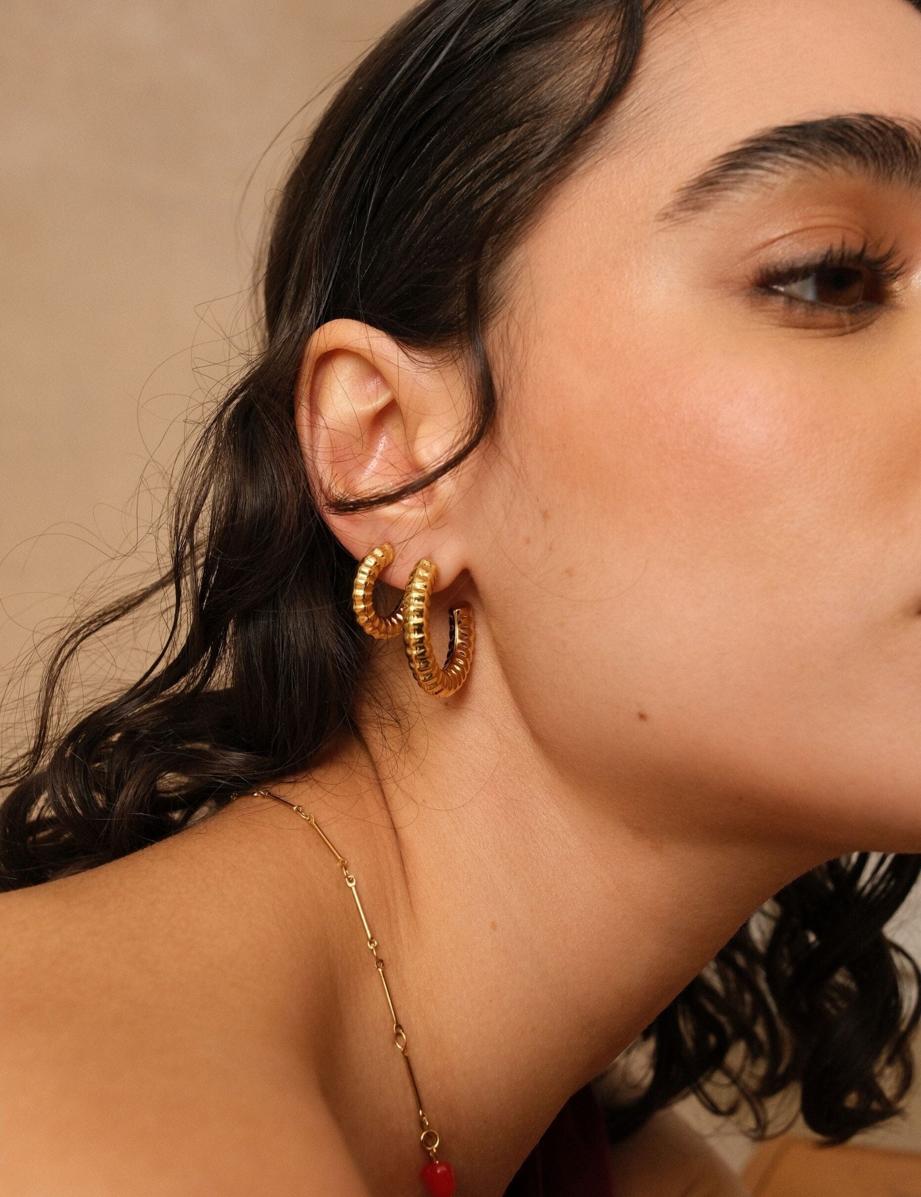 Boucles Bohm Paris - Yséane Boucles d'oreilles type Créoles Bohm Paris 