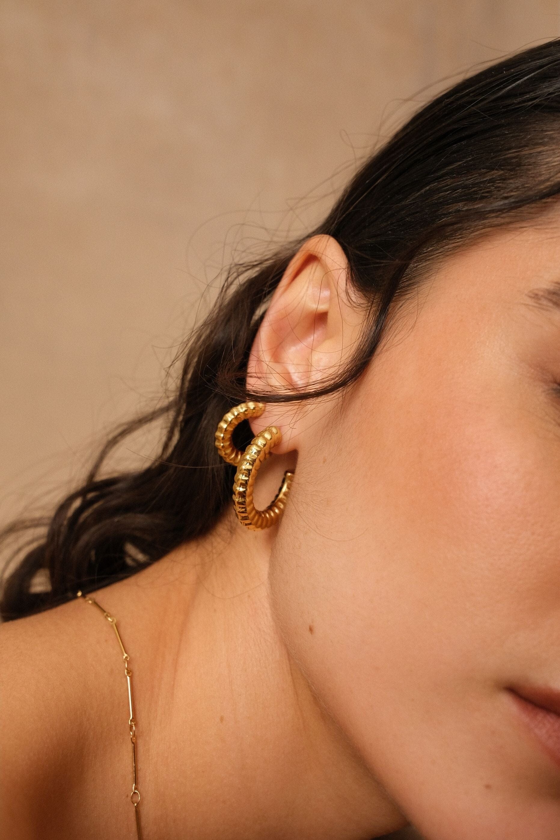 Boucles Bohm Paris - Yséane Boucles d'oreilles type Créoles Bohm Paris 