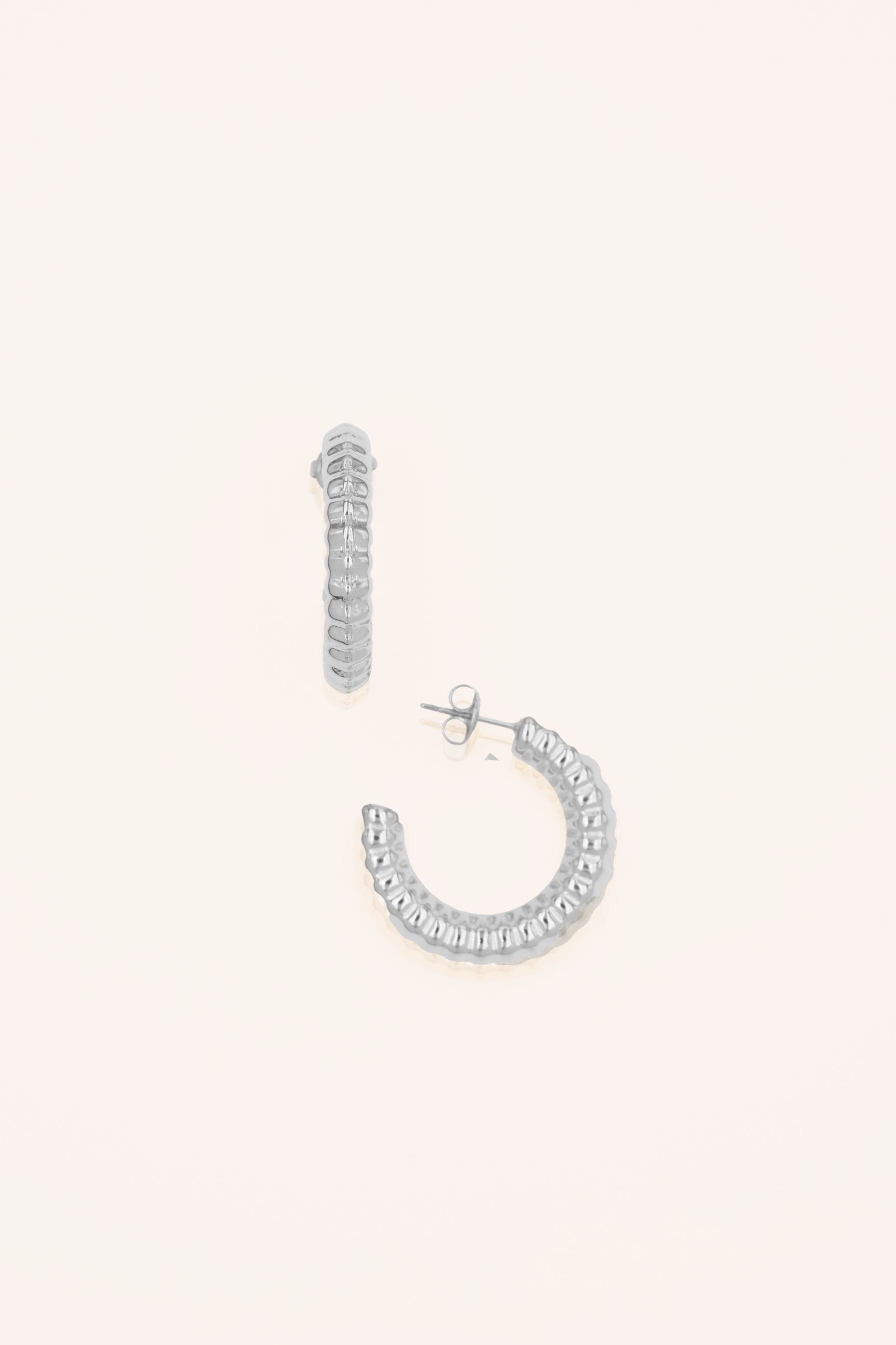 Boucles Bohm Paris - Yséane Boucles d'oreilles type Créoles Bohm Paris Argenté 