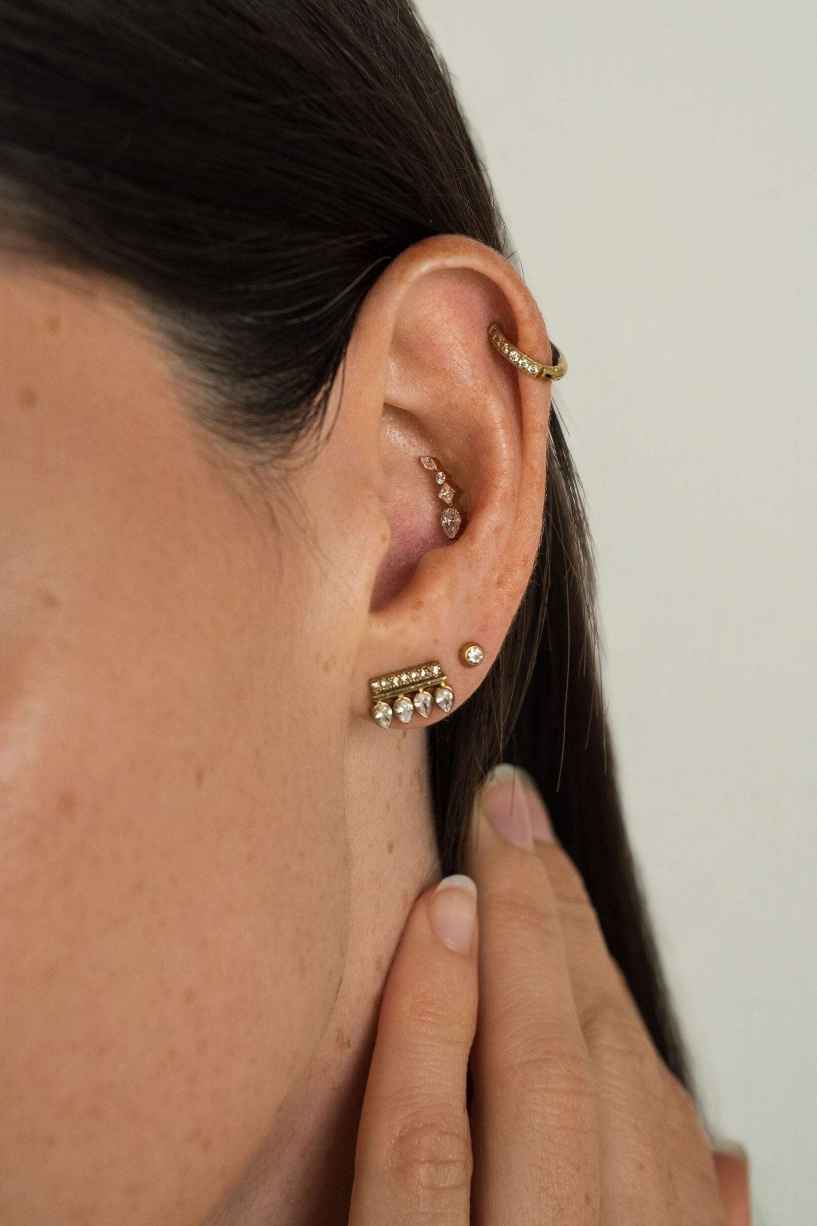 Boucles Bohm Paris - Zorane Boucles d'oreilles à puces Bohm Paris 